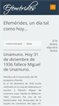 Mobile Screenshot of efemeridespedrobeltran.com